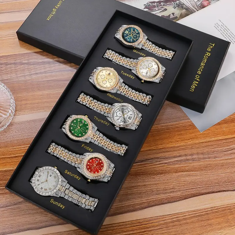 Women's Elegant Fashion Round Dial Quartz Watch, with Box, Fashion Watch Set for Party, Daily Decor, Trendy All-match & Exquisite Watch Set for Birthday Gift, Bracelet Watch Set, Accessory Set