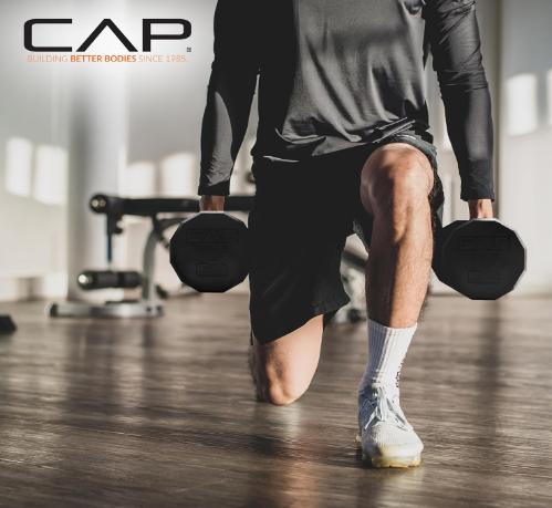 Rubber Hex Dumbbell – Durable Hand Weight for Strength Training, Muscle Building & Home Gym Workouts (Single)