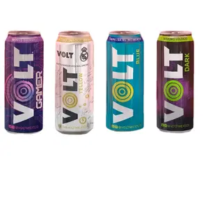 Volt Yellow Energy Drink 473ml -  with Caffeine  - Not Recommended for Children Sport Choose Your Favorite Flavor
