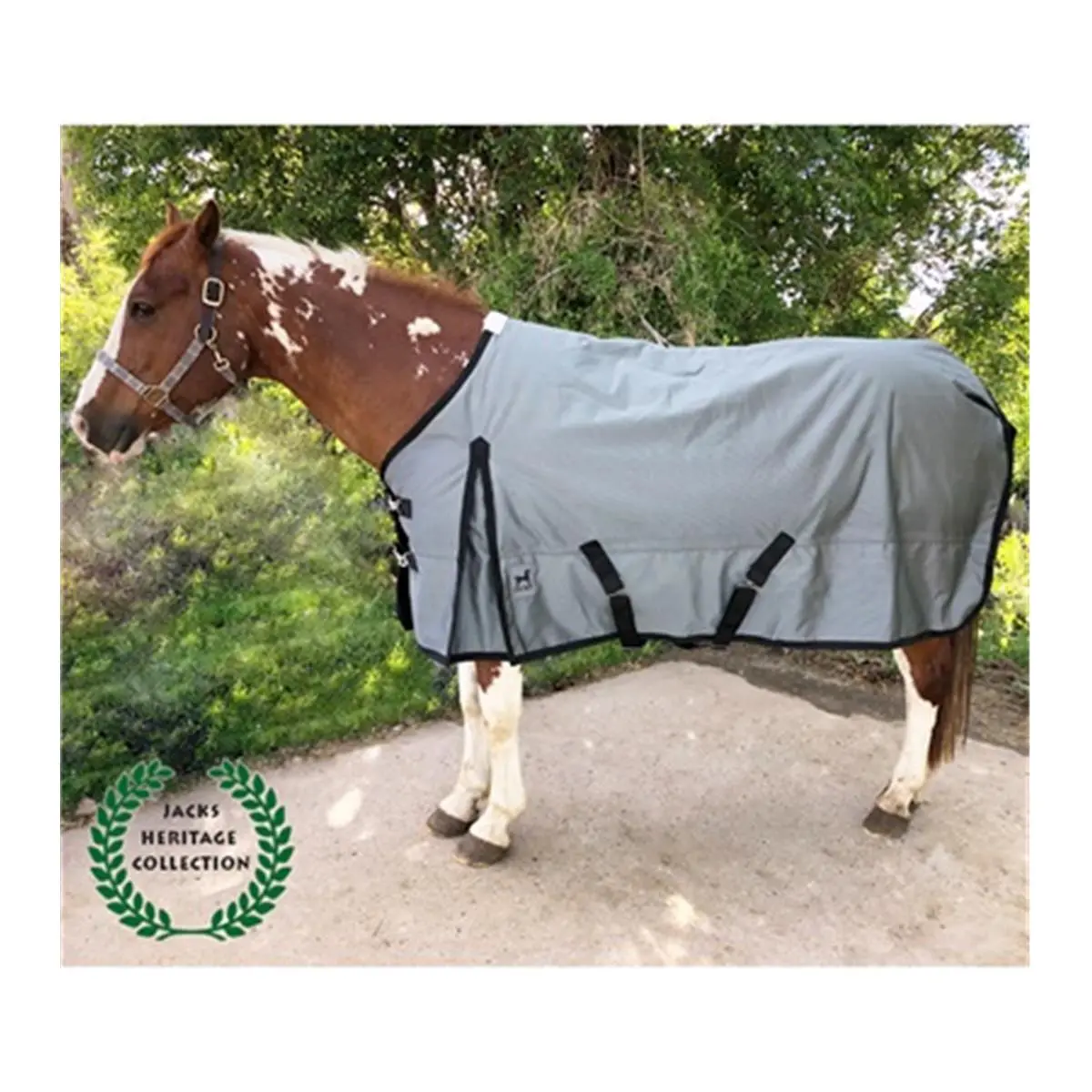 Jacks Zeus Heavyweight Equestrian Horse Blanket - 1680 Denier Polyester, 400g Contoured Standard, Waterproof, Breathable, Adjustable, Fleece Wither Windproof Horsewear & Bandaging