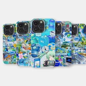 Frutiger Aero Phone Case Retro Tech Design Compatible with iPhone 11, 12, 13, 14, 15, 16, 17 & Samsung S22 S23 S24 S25 S26 – check our available sizes
