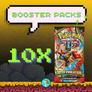 10x Mega Evolutions Base Booster Packs