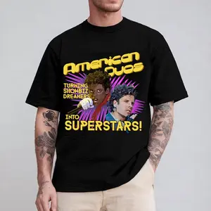 American Duos Psych Vintage Unisex Heavy Cotton 90s Graphic Tee Shirt