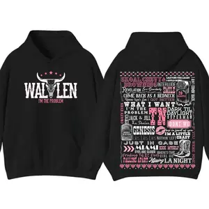 Wallen "I’m The Problem" Shirt Double-Sided, Official 2025 Country Tour Shirt, Vintage Typography & Bold Graphic Design