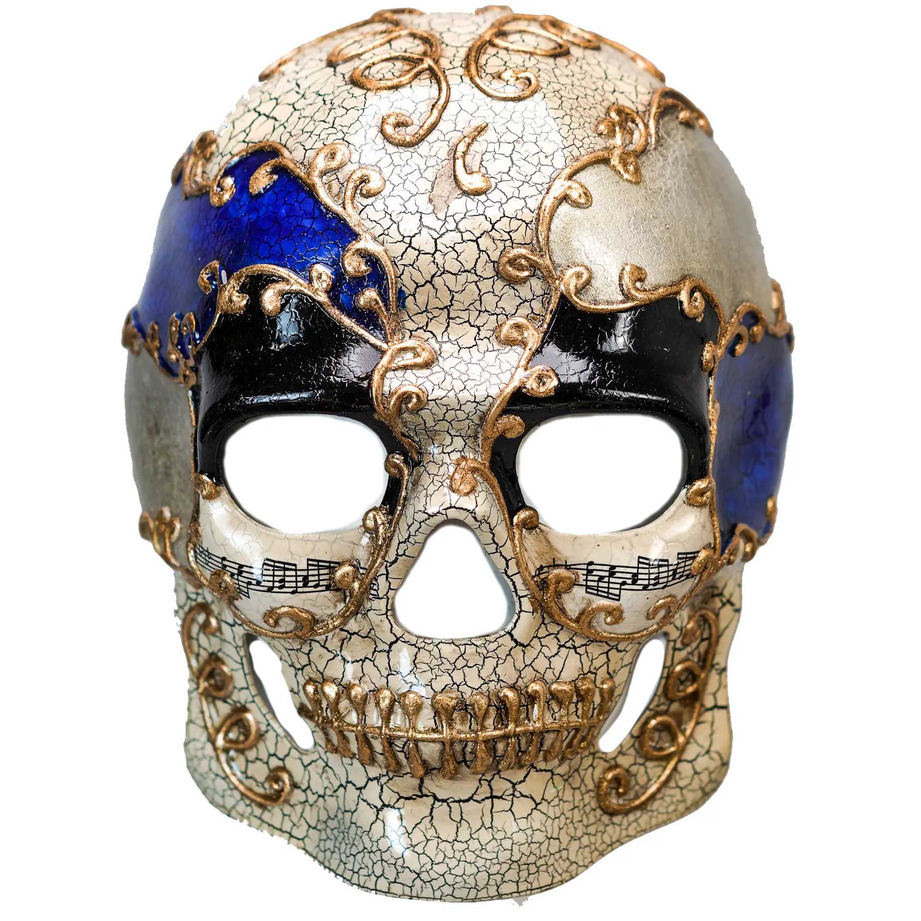 Full Skull Day of the Dead Masquerade Mask for Men