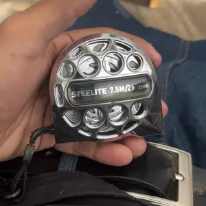 Steelite 25FT Stainless Steel Measuring Tape with Fraction Markings, Portable Retractable Measure Ruler for Household Agricultural Industrial Woodworking, Men & Fathers Gifts 7.5m/25ft