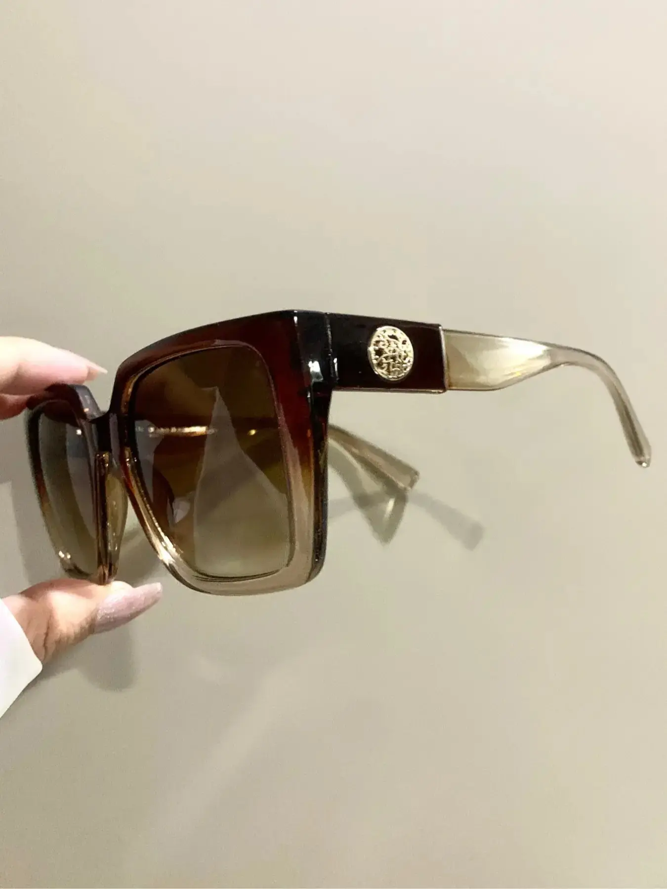 Large Frames Square Browline Glasses, High Quality Eyeglasses, Retro Fashion Simple Eyeglasses, Novelty Frame Decorative Eyeglasses for Men and Women, Square Frame Eyewear, Casual Stylish Glasses