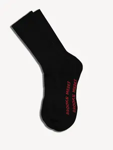 THE CREW SOCKS IN JET BLACK
