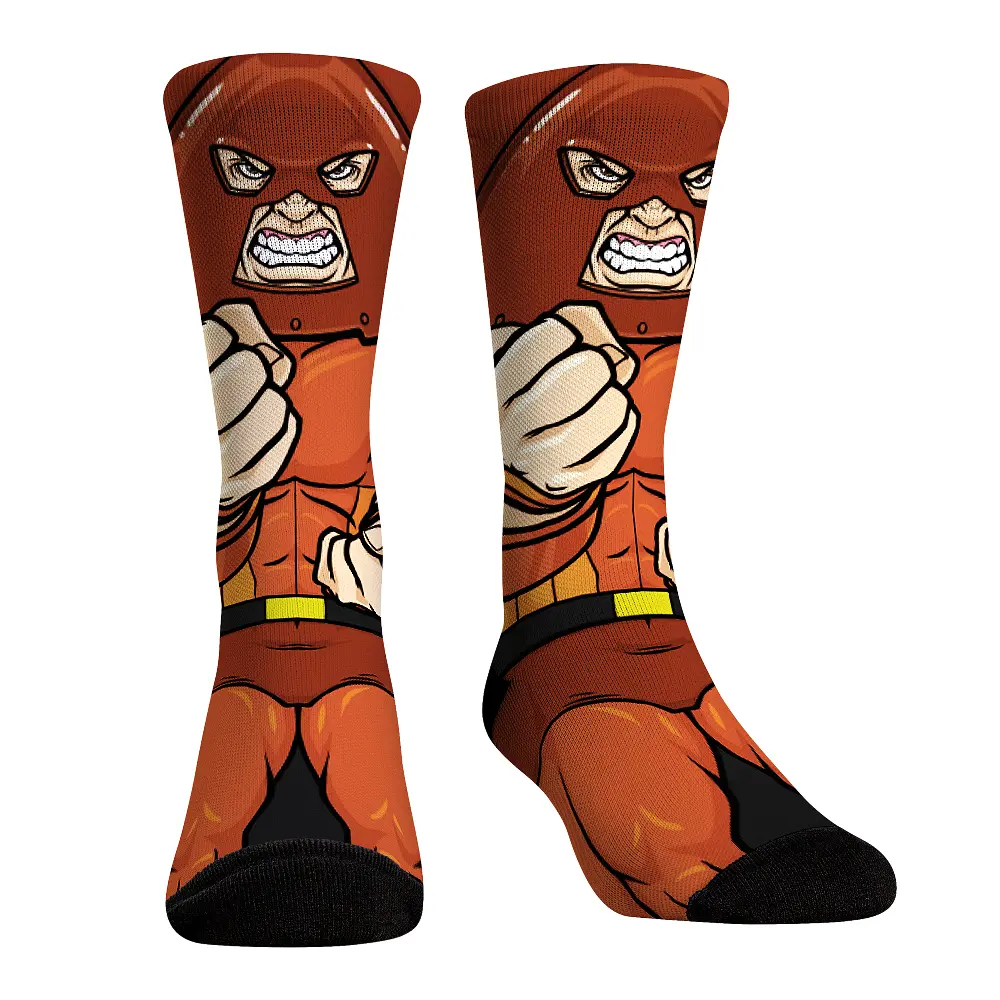 Rock Em Elite X-Men HyperOptic Character Crew Socks - Juggernaut