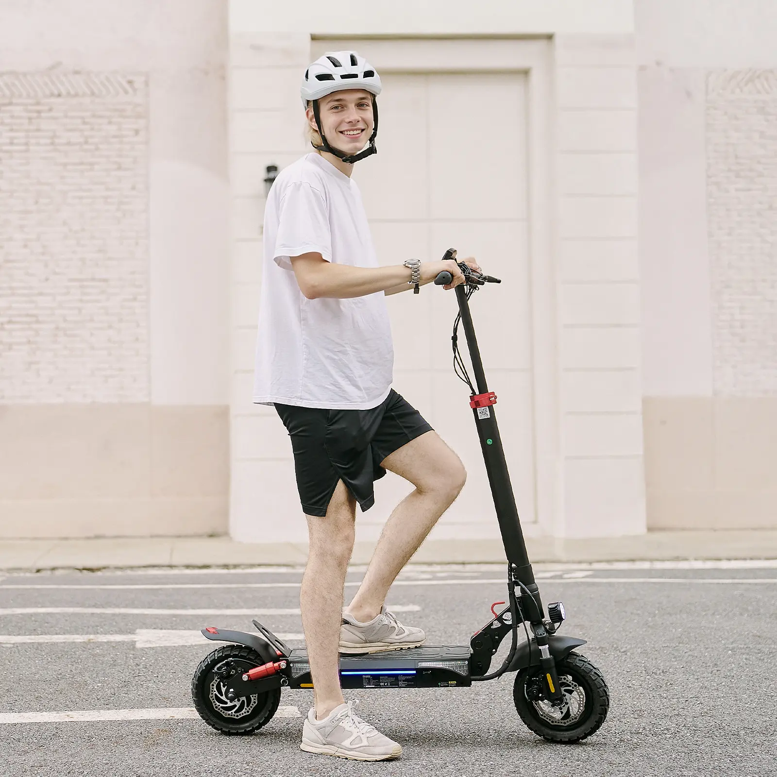 【back to school】EX3 Adult Electric Scooter, 800W High Power, 480WH Battery, 25 Miles Range, 24MPH Top Speed, 10 - Inch All - Terrain Tires, Foldable, Front & Rear Shock Absorption, APP - Enabled, Great for Teen Commuting, 48V10Ah