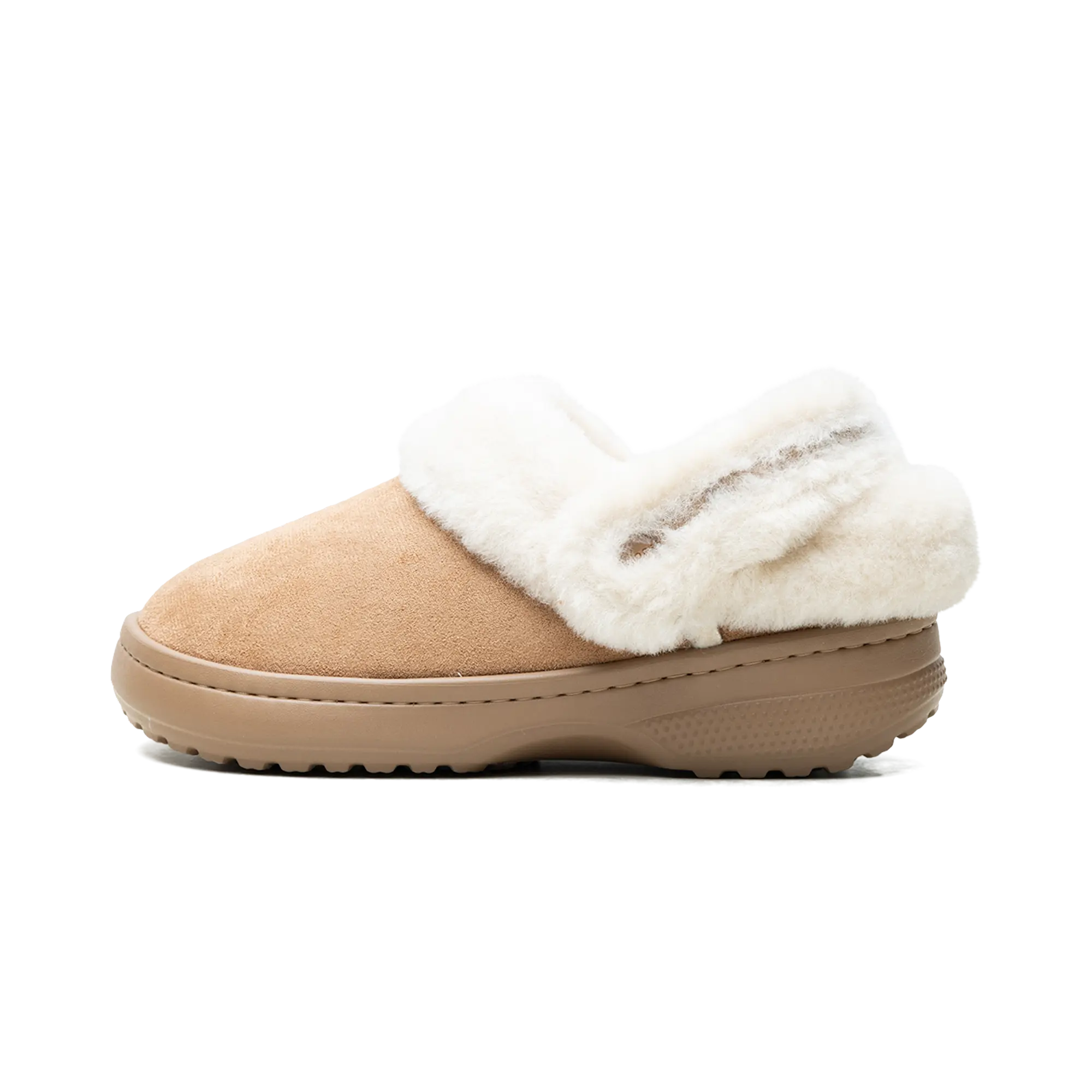 Classic Unfurgettable Vegan Suede Clog "Sepia" 212106 2EY
