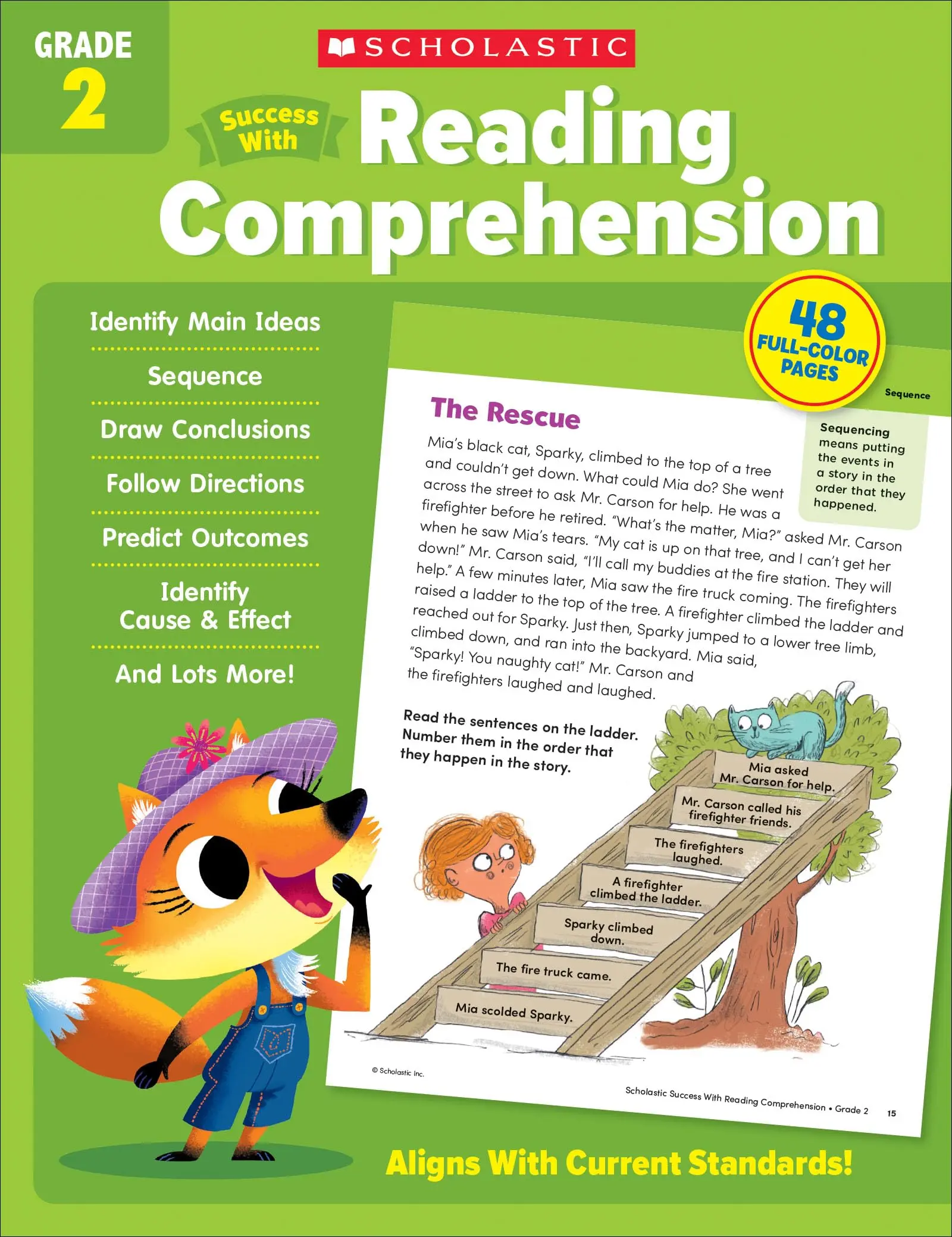 Scholastic Success with Reading Comprehension Grade 2 Workbook -- Scholastic Teaching Resources - Paperback