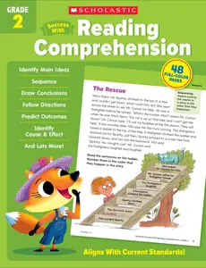 Scholastic Success with Reading Comprehension Grade 2 Workbook -- Scholastic Teaching Resources - Paperback