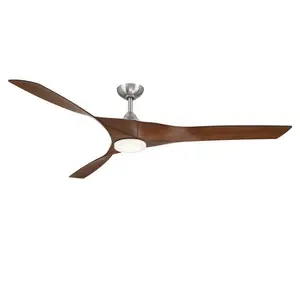 Wind River WR2121NWAL Willow XL 72" Wi-Fi Smart Ceiling Fan in Nickel and Walnut