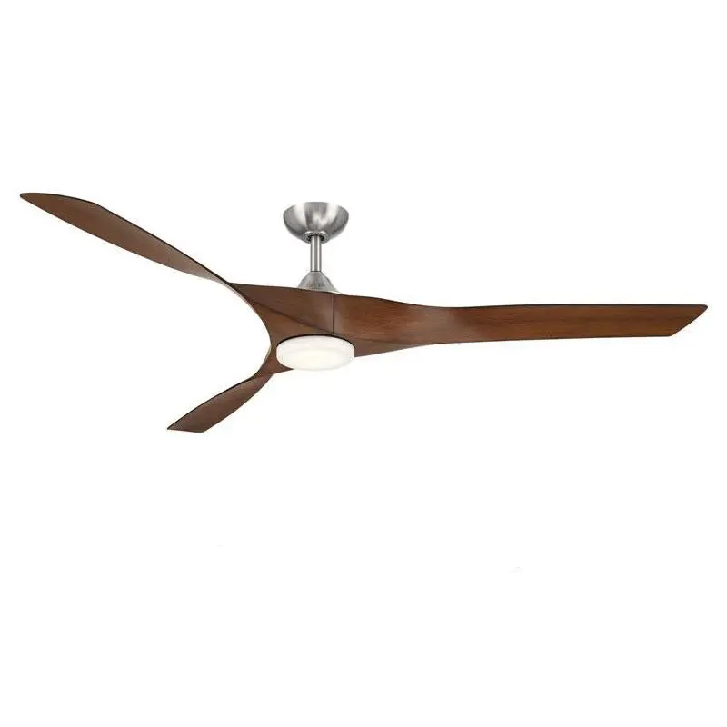 Wind River WR2121NWAL Willow XL 72" Wi-Fi Smart Ceiling Fan in Nickel and Walnut