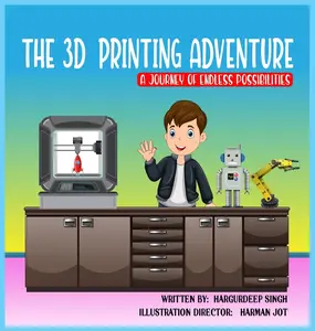 USED-The 3D Printing Adventure by Singh, Hargurdeep (Hardcover)
