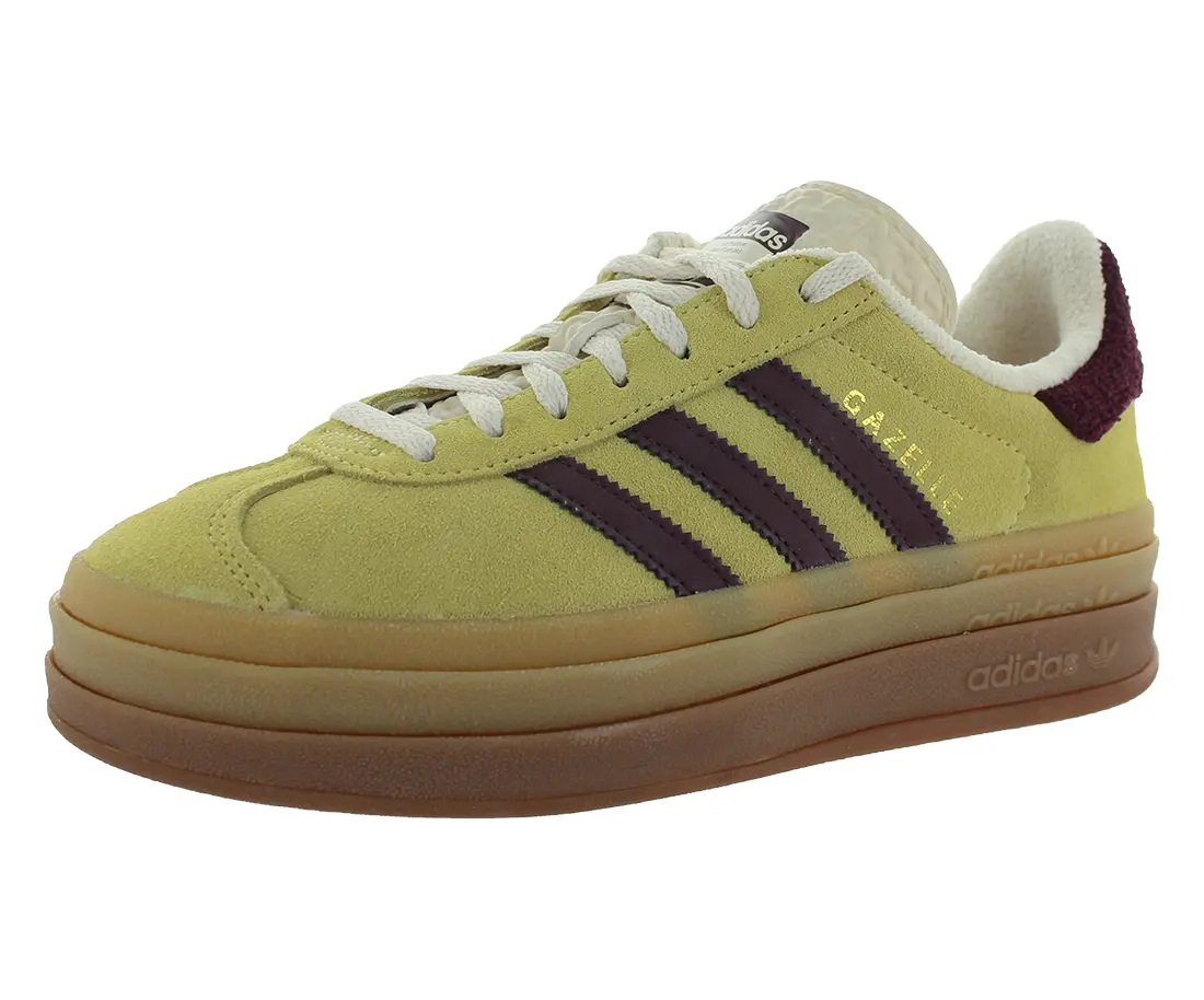 Adidas Gazelle Bold Women's Sneaker with Stacked Platform Sole, Classic Suede Upper, Athletic Lifestyle Trainer Shoes, Sports Shoes, Footwear, Casual, Casual Wear, Female Shoes