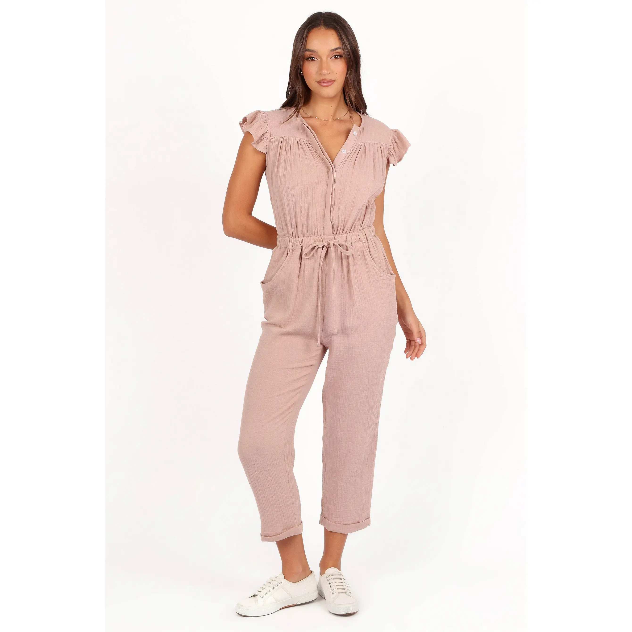 Brooklyn Jumpsuit - Dusty Mauve