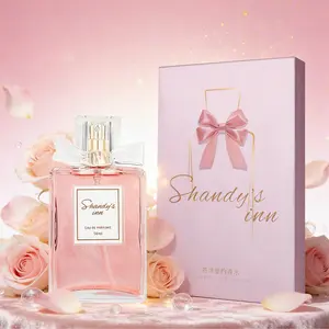 50ML Women's Perfume, Long-Lasting Fresh Rose Scent, Floral Scents Perfume, Elegant Ladies' Fragrance Gift, Trendy Party and Daily Use, Portable Mood Enhancer