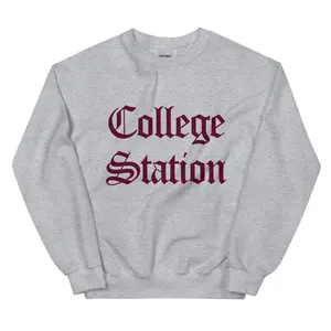 College Station Aggies Vintage Sweatshirt Athletic Classic sport graphic