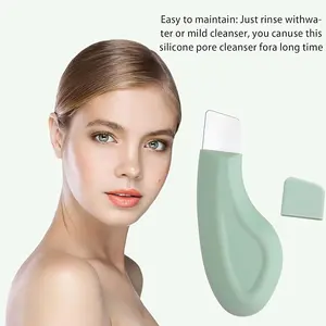 Stainless Steel Blackhead Remover Tool – Deep Cleansing Face Scraper with Silicone Cover