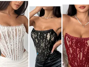 Amelia Strapless Lace Corset