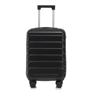 20/28 Inch ABS Hard Shell Travel Checked Luggage - Scratch Resistant Surface Four Multi-Directional Wheels,  With Combination Lock