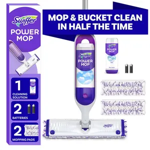 Swiffer Power Mop, Floor Cleaner, Tile, Vinyl, Laminate, Wood, Floor Cleaner, Cleaning Set