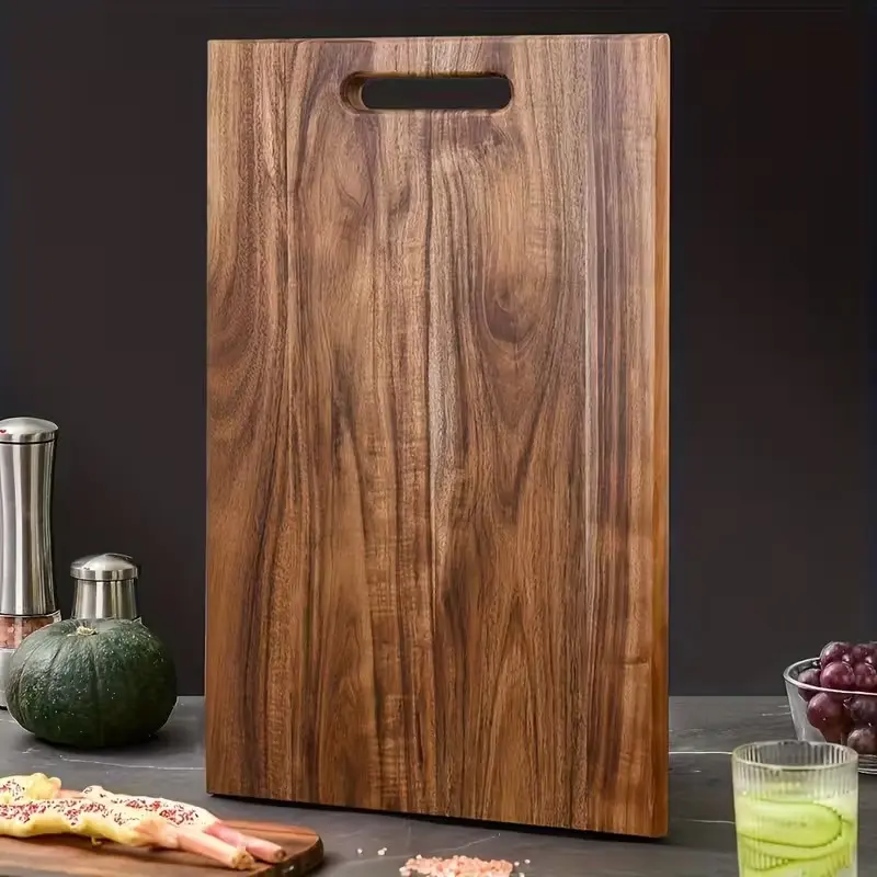 Premium Acacia Cutting Board, 13.4x8.7 Inch Durable Butcher Block, Natural Grain Finish, Kitchen Chopping Board, Cooking Cutting Board, Ideal for Meat, Cheese, Vegetables, Fruits, Cutting Boards For Kitchen, Kitchenware