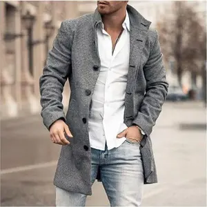 Men plaid coat Fleece lined trench coat Relaxed fit overcoat Warm winter coat Casual long coat  menswear Flannel lapel coat Belted overcoat Soft touch coat Wind resistant outerwear Solid Color Regular Dress Shirt Slim Paisley Floral football hawaiin
