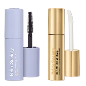 Polite Society B.I.G. Lips & Lashes - Full Size B.I.G. Mouth Xl + Travel Size Mascara