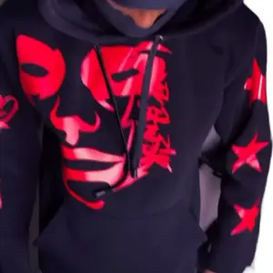 Black/ Red Kanek Hoodie