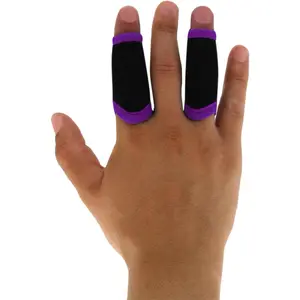 Single Finger Sleeve Pair - Sports Compression Finger Sleeve for BJJ, MMA, Basketball, Weight Lifting, and More