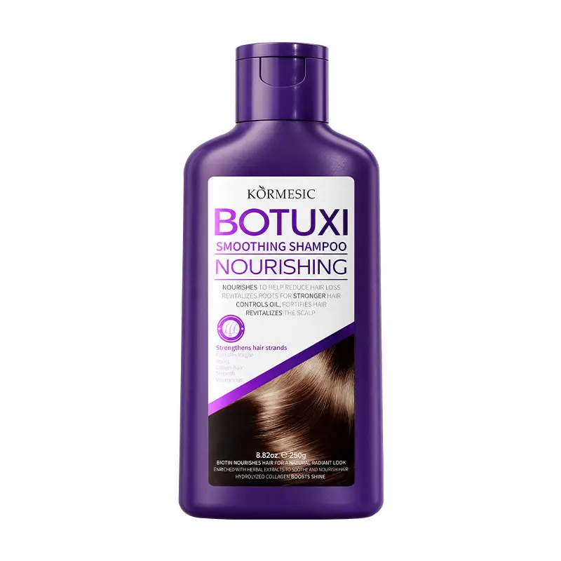 [NEW] KORMESIC Botuxi Smoothing Nourishing Shampoo | Biotin & Collagen Anti Hair Loss Shampoo with Multi Herbal Extracts, Oil Control, Volumizing Smooth Frizzy Hair for Men Women
