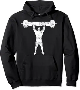Strongman Shoulder Press - Weightlifting Bench Press Pullover Hoodie - Latellestcha Shop 97B0BQWQZZF5
