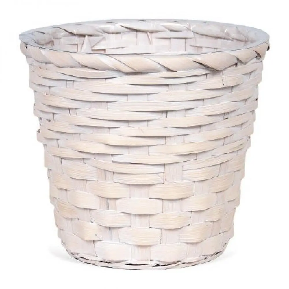 MDR Trading AI-3510WW-Q01 White Washed Wicker Basket