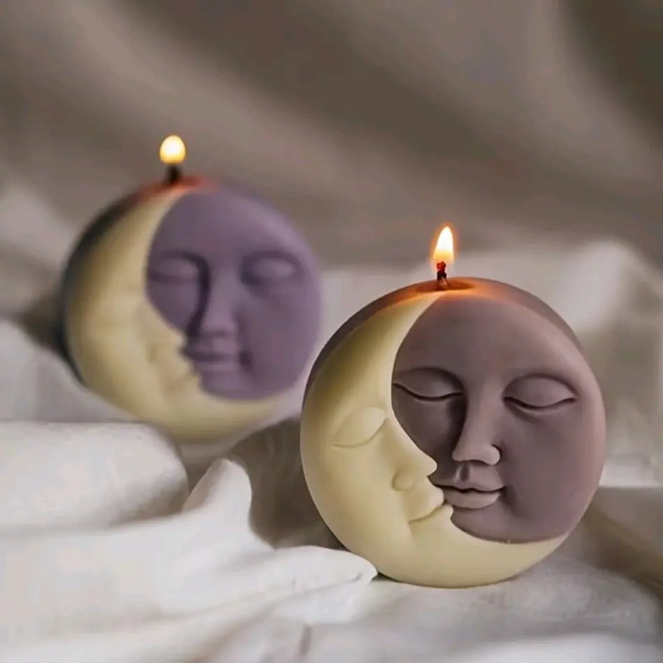 Kissing Sun & Moon Candle