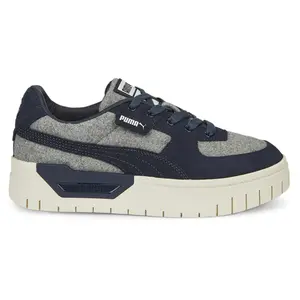 PUMA Womens Cali Dream Wooly Lace Up Sneakers Shoes Casual - Blue