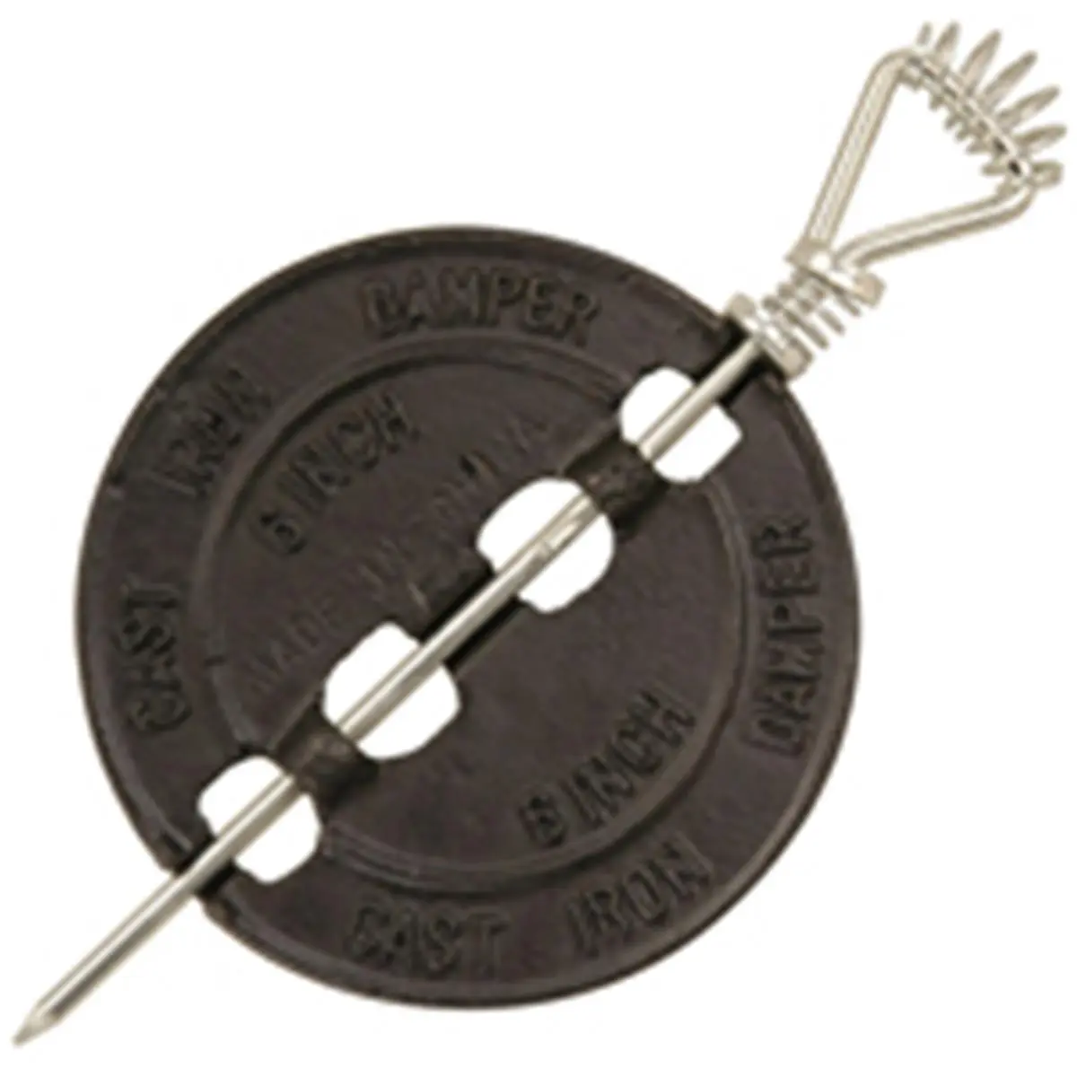 Imperial Manufacturing 5015367 Cast Iron Damper - Size 5", with Damper Handle