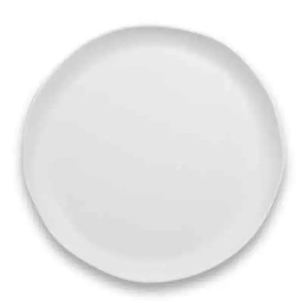 212 MAIN Tarhong TCC0140MRPW 6-Piece Craft Coupe Round Platter Set - Matte Finish, Lightweight, Attractive Nautical Collectible Plate for Indoor/Outdoor Table Use (Set of 6), Six Pieces