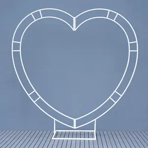 S-A6625 Wedding Backdrop Decor Heart-Shaped Flower Stand