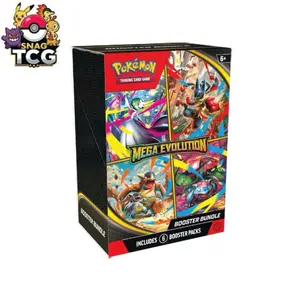 Pokemon Mega Evolution Booster Bundle - (snag 6 packs inside)