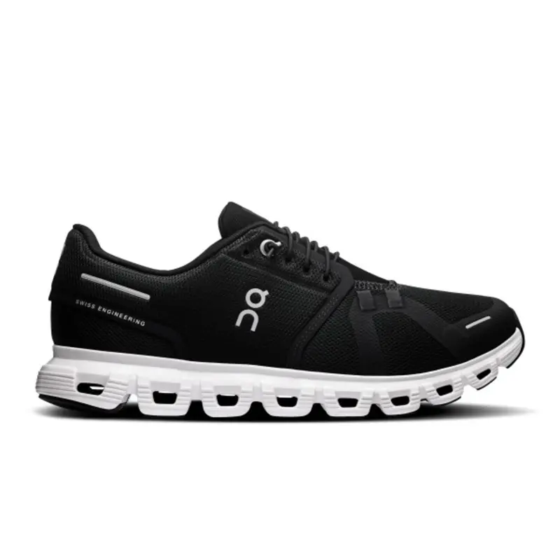 On Running Cloud 6 Black White 3WF10060299 Women's Fashion Shoes New