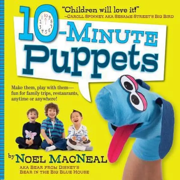 USED Book - 10-Minute Puppets by Noel MacNeal (Paperback) - english