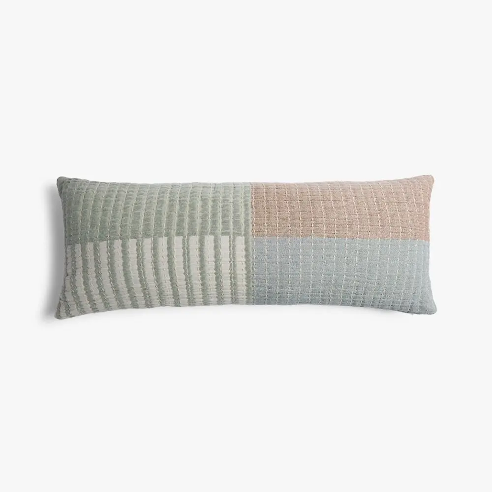 Patchwork Lumbar Pillow Multi - Parachute