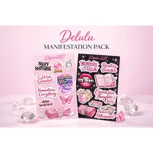 Delulu Manifestation Sticker Pack