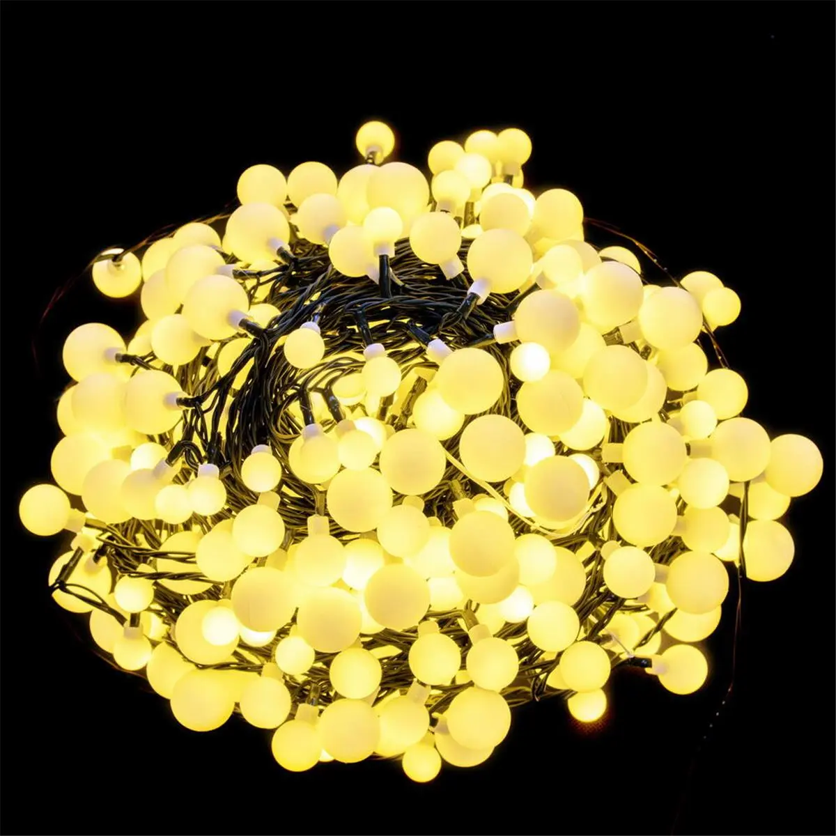212 MAIN Dazzling Cherry Shape LED Fairy Lights, 103 ft 400-Count Warm White 3-Set, Green Wire, Plastic-Metal Build, Indoor/Outdoor Vibrant Glow Festive Decor for Anniversary, Glowing LED Light-Up Christmas Decor, Led Lights