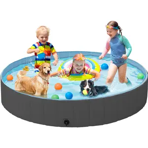 【All Size】Yaheetech Cooling Foldable Pet Swimming Pool, Portable Dog Bath Tub Indoor and Outdoor, PVC Portable Wash Tub for Pet Dogs for Garden/Beach/Yard/Home Use 【All Size】Yaheetech Cooling Foldable Pet Swimming Pool, Portable Dog Bath Tub Indoor and Outdoor, PVC Portable Wash Tub for Pet Dogs for Garden/Beach/Yard/Home Use