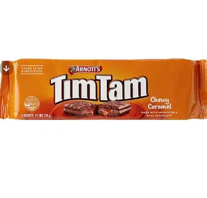 Arnott’s Tim Tam Chewy Caramel Chocolate Biscuits, 175g - An Australian Classic