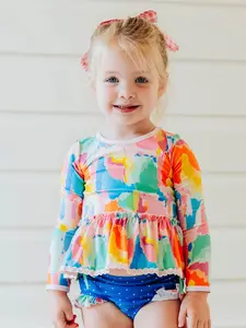 Micah Rash Guard - Rainbow Splash
